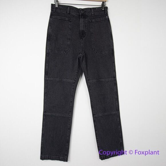 New! Madewell The '90s Straight Utility Jean in camplin wash, size 28 - Picture 3 of 16